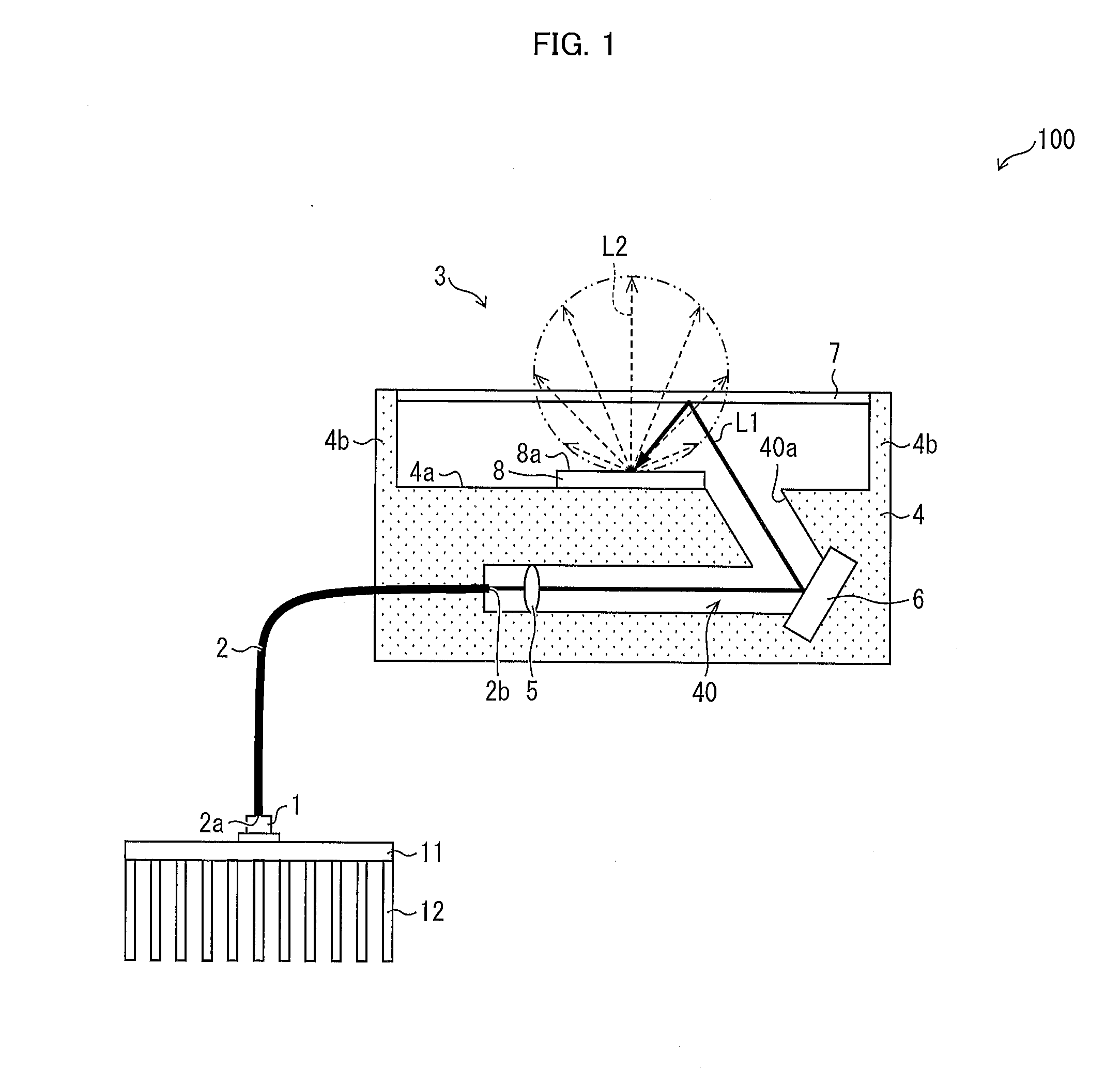 Light-emitting unit, light-emitting device, illumination device, and vehicle headlight