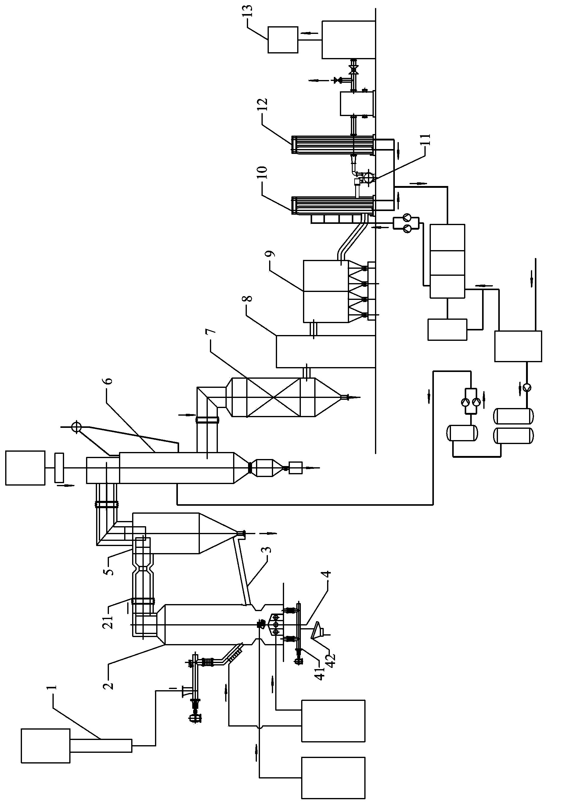 Method for treating household garbage