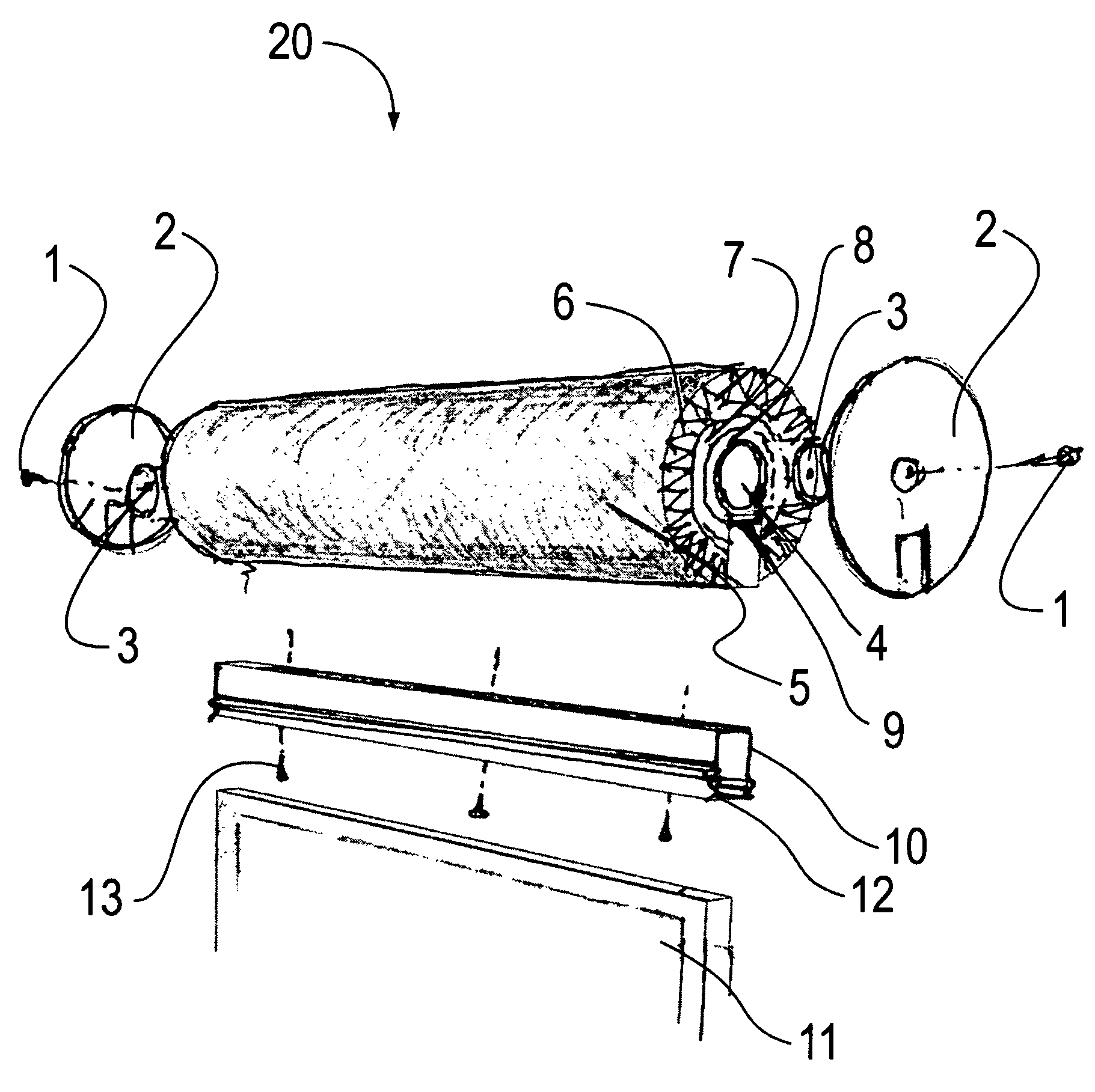 Acoustic device for use on office partitions