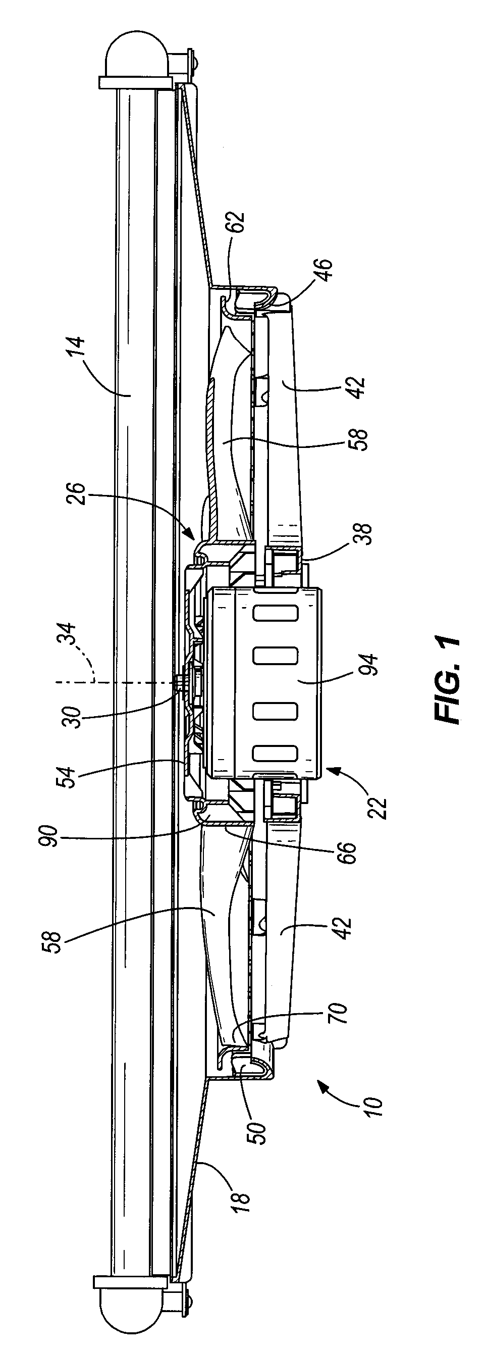 Axial fan assembly