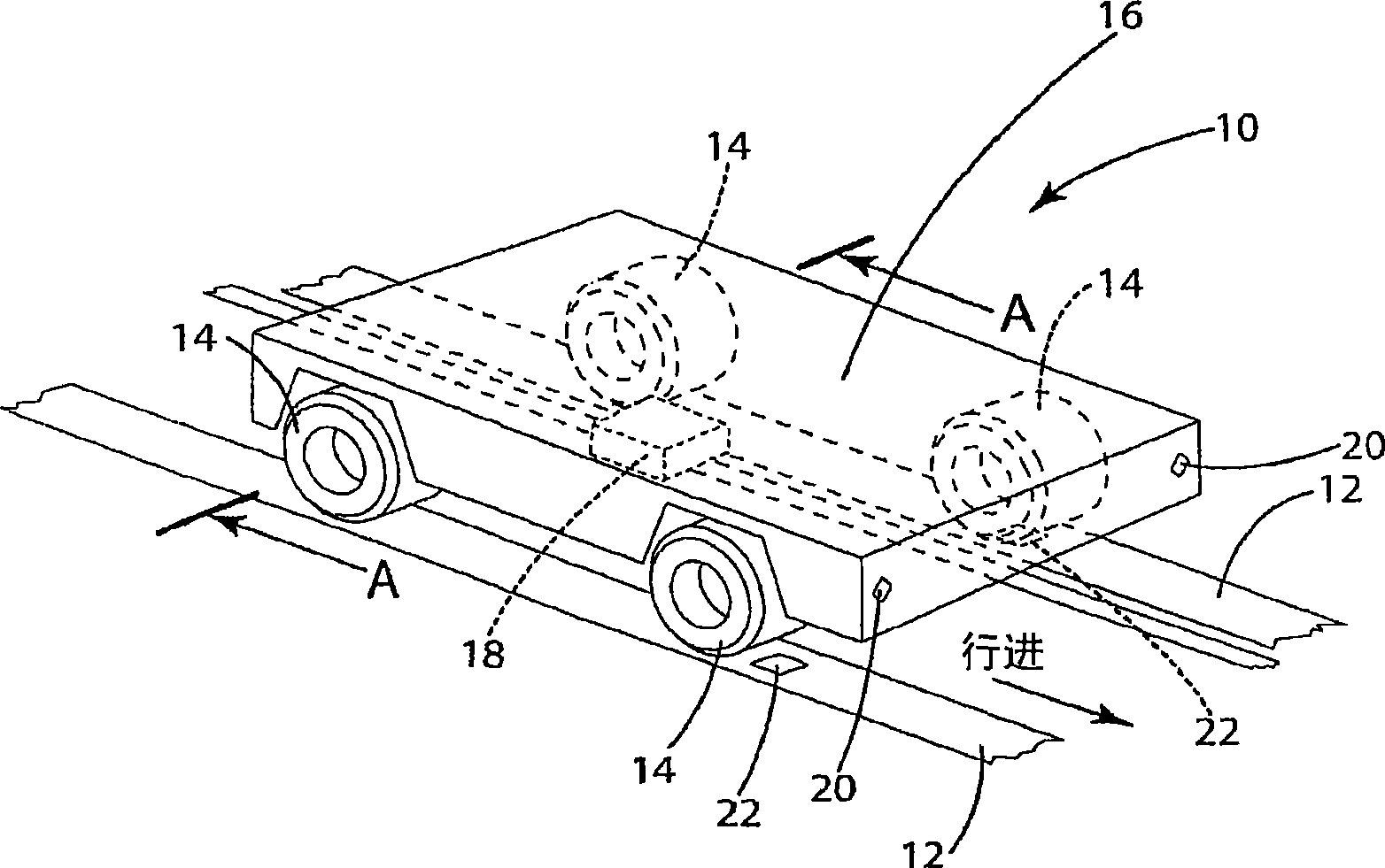 Variable path automated guided vehicle