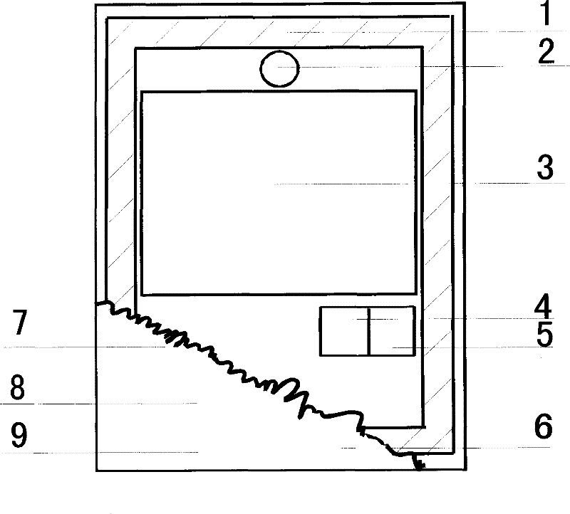 Wall-mounted self-help all-in-one sticker imaging system