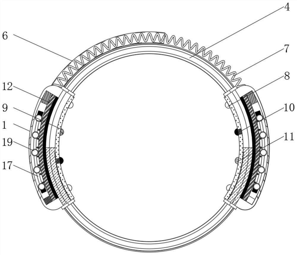 Pet protection collar based on air flowing force self power generation