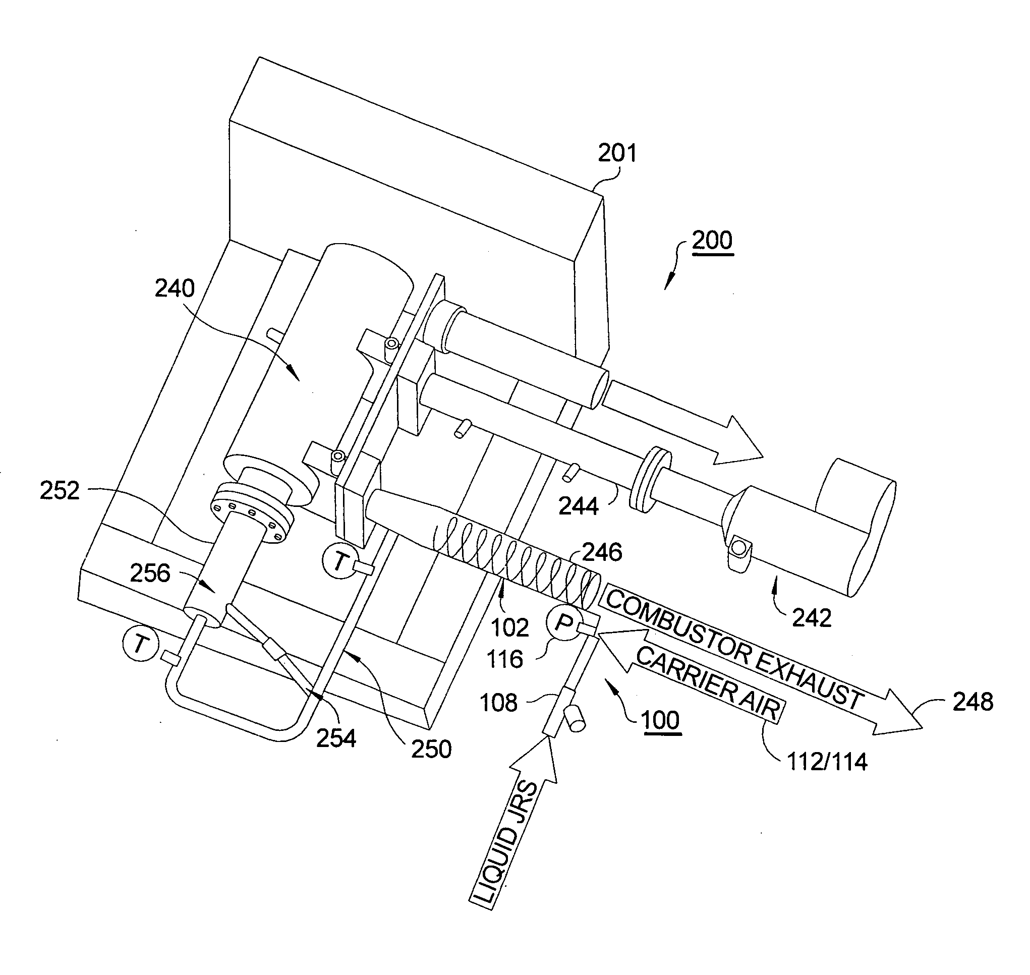 Continuous liquid fuel vaporizer