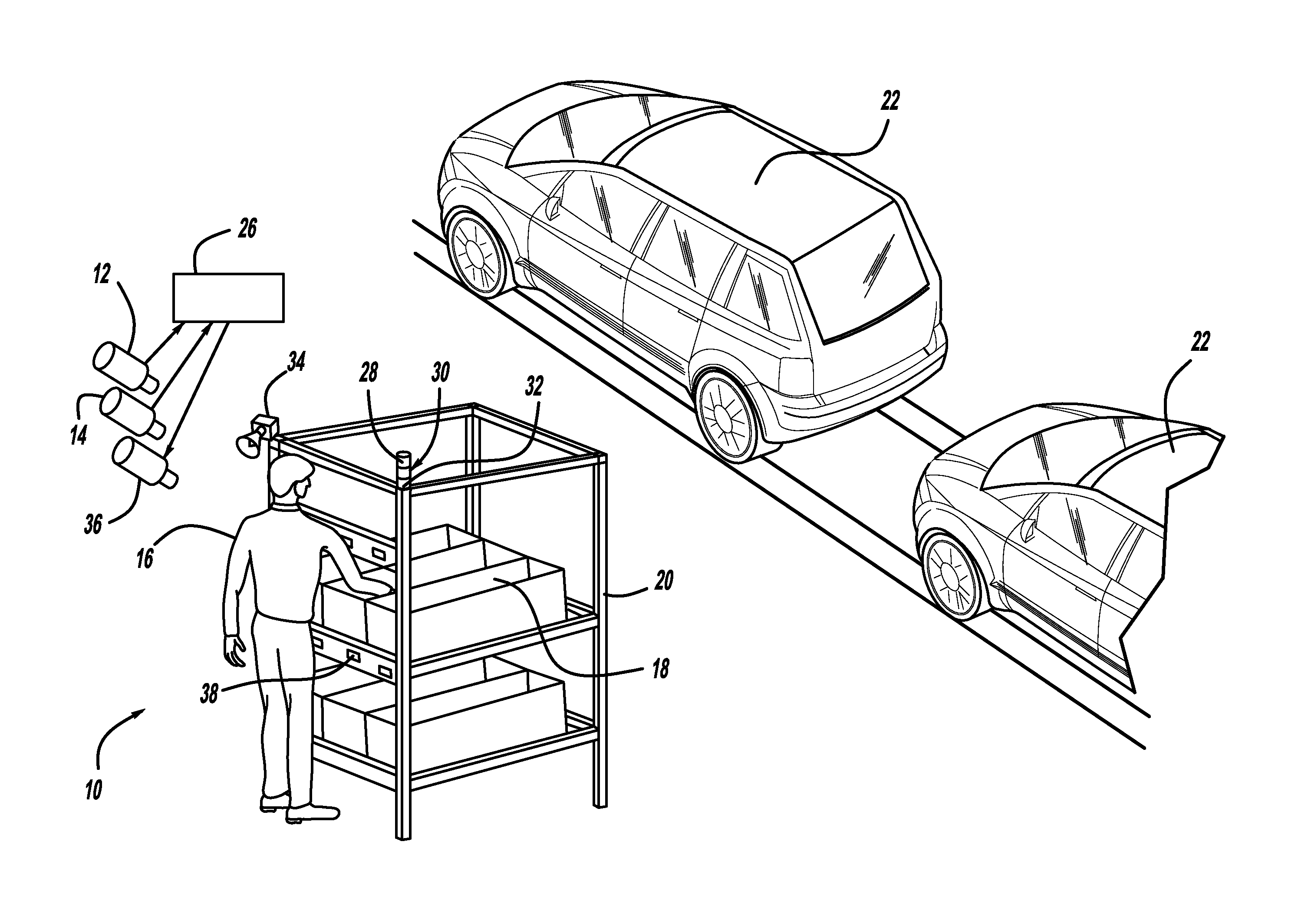 System for error-proofing manual assembly operations using machine vision