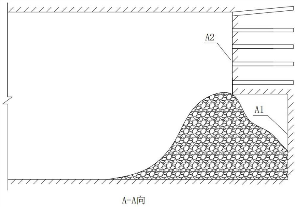 Two-time detonation method for sub-section of large-section tunnel