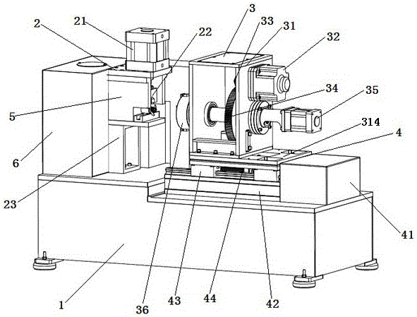 Scrapped submunition bullet fuze unloading machine