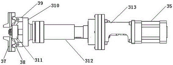 Scrapped submunition bullet fuze unloading machine