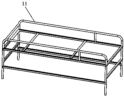 Lumbar traction bed