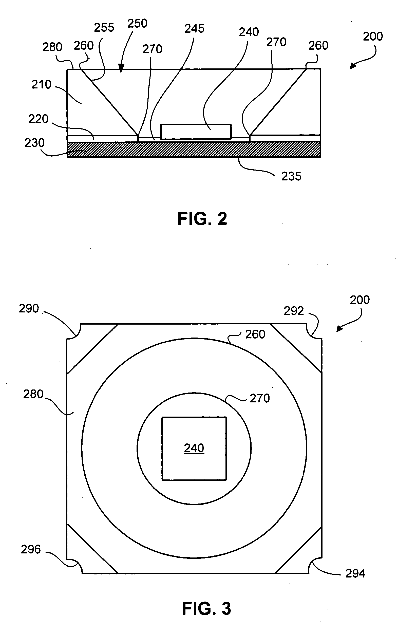 LED package with structure and materials for high heat dissipation