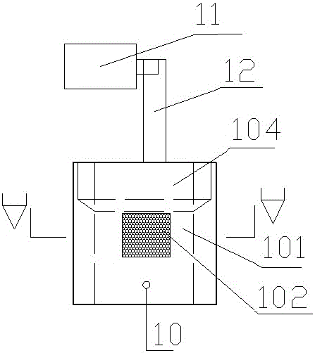 Automatic separating device for medical injector