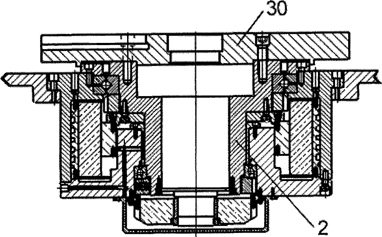 Direct driving type accurate turn plate