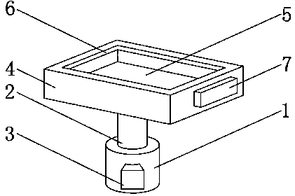 Liftable building design achievement exhibition device