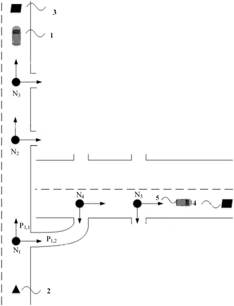 VMS (variable message sign) information routing method based on vehicle position estimation