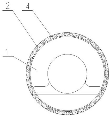 Roller composite ceramic repairing, regenerating and life-prolonging method