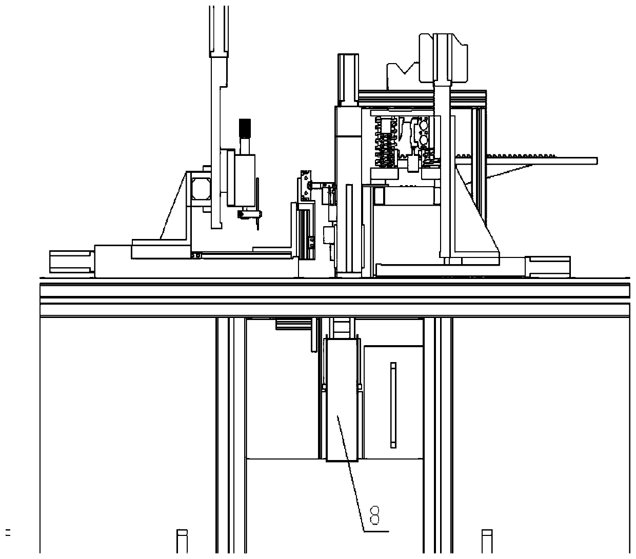 Automatic welding system for novel honeycomb interlayer product