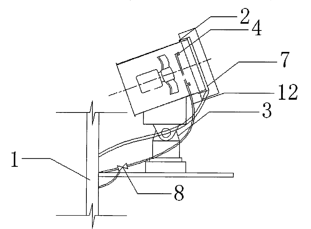 Outdoor environment temperature reduction purification method and device