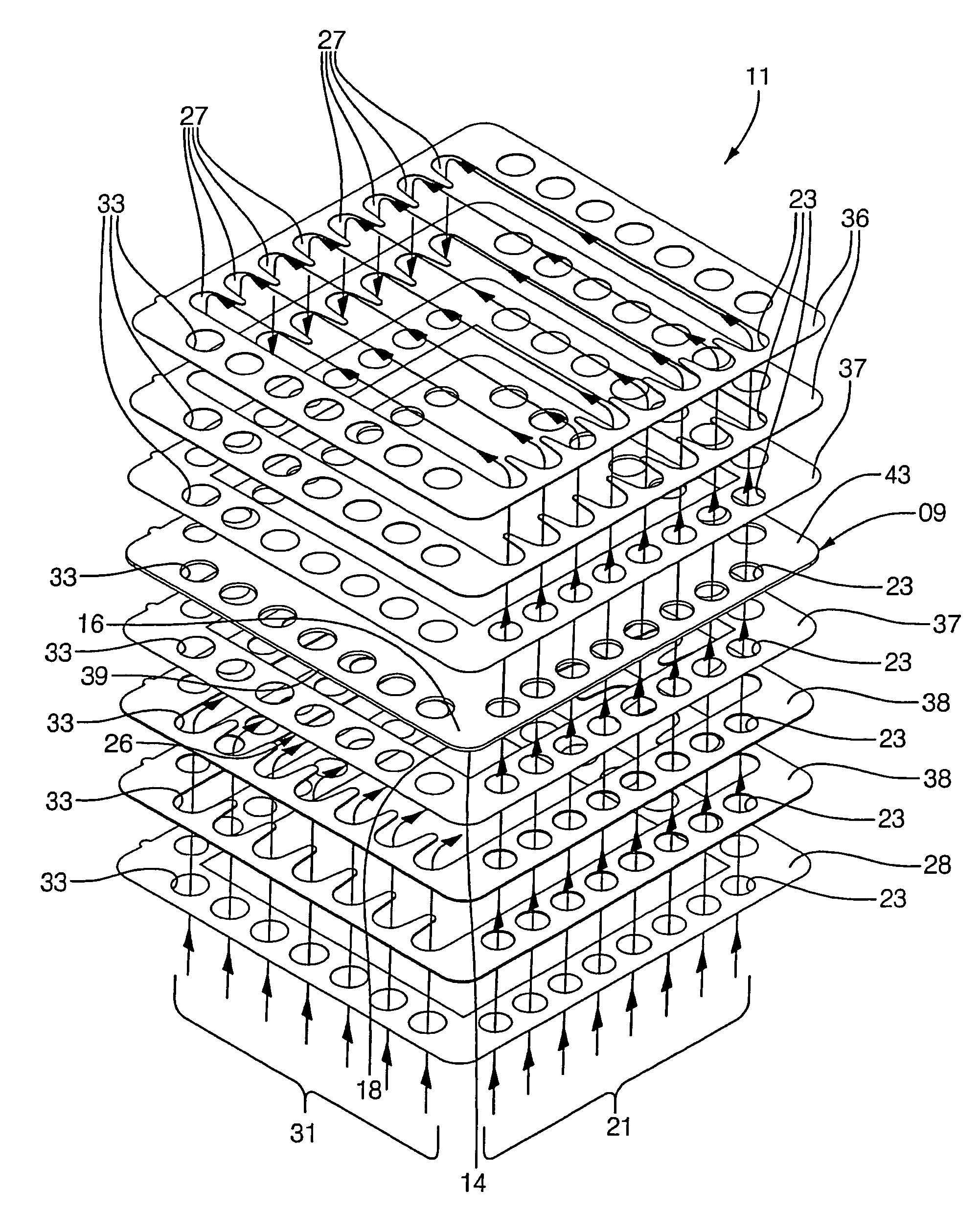 Solid-oxide fuel cell module for a fuel cell stack