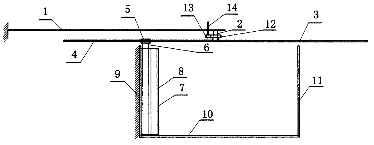 Annular flat plate paddle ship propulsion device