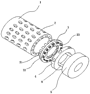 A suction and exhaust mechanism for producing soft capsules covered with hard capsules