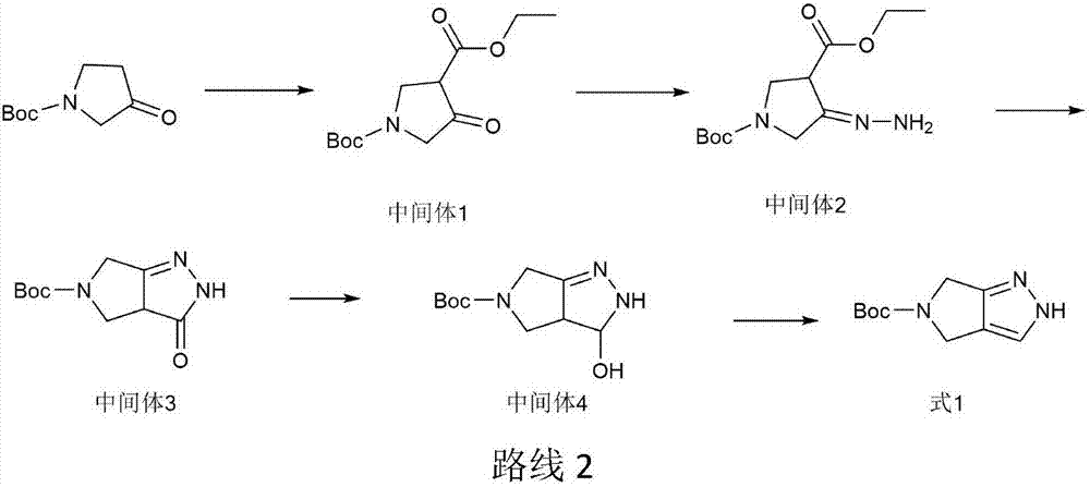 Preparation method for omarigliptin midbody