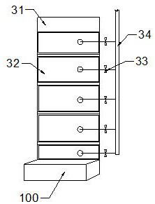 Postoperative breathable binding device for surgery