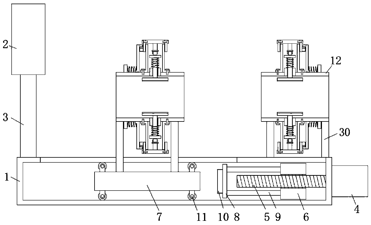 Tensile property detection device for cable processing