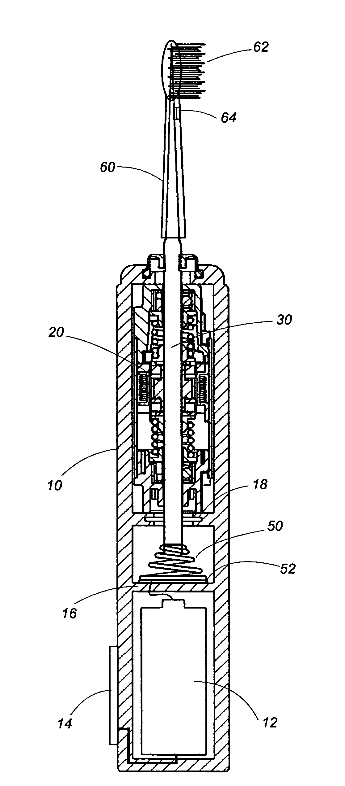 Electric-electronic toothbrush