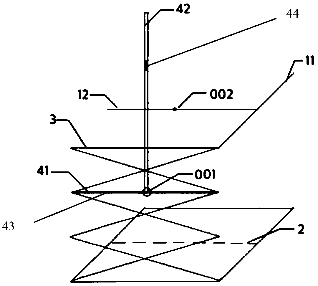 Central venous pressure measuring tool with quick zero positioning function