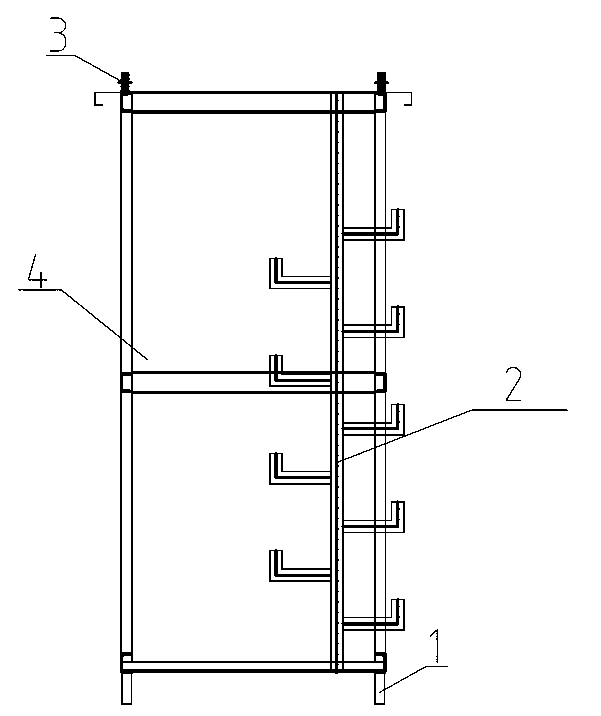 Experimental water tank