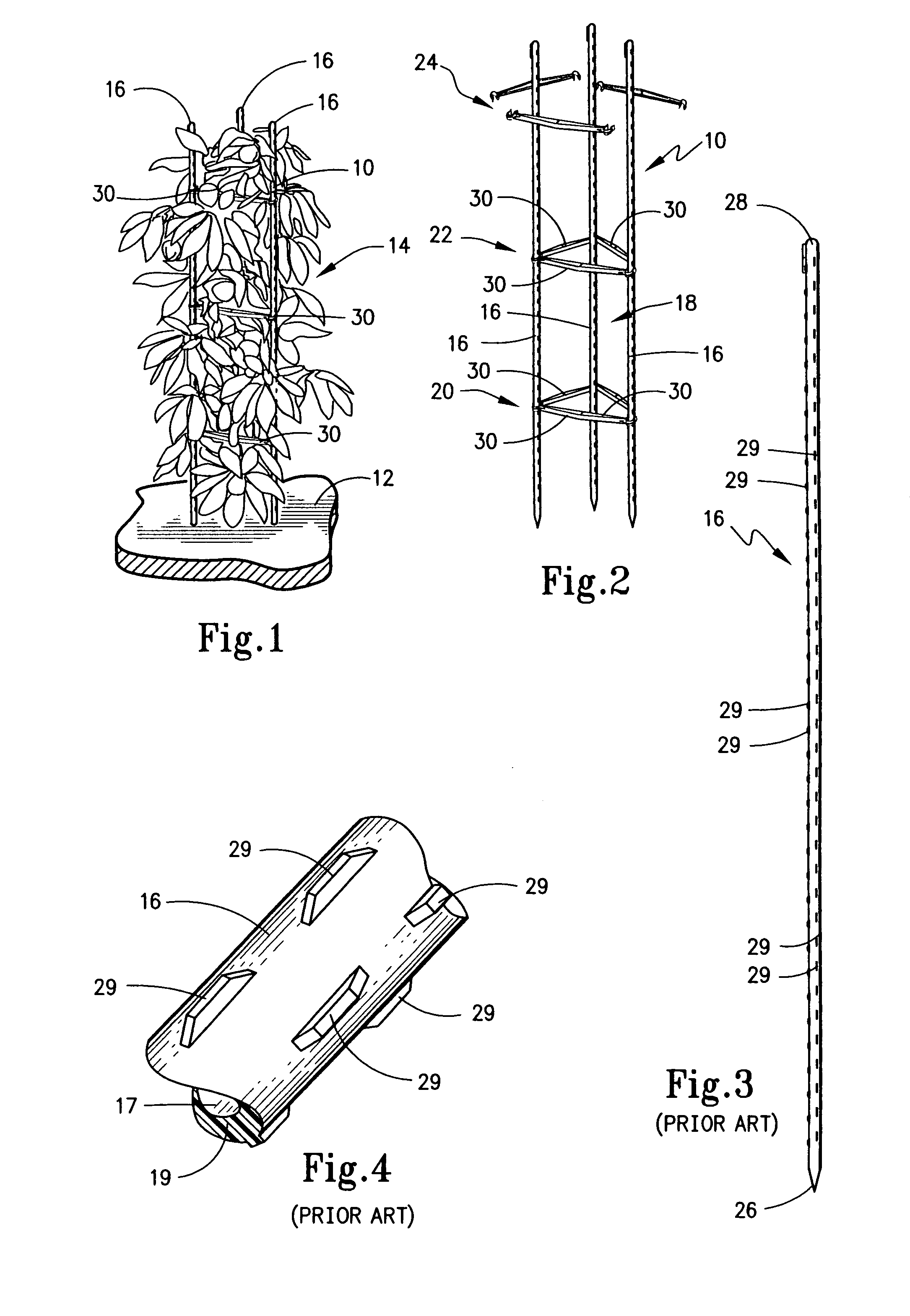 Plant support clip, kit and method therefor