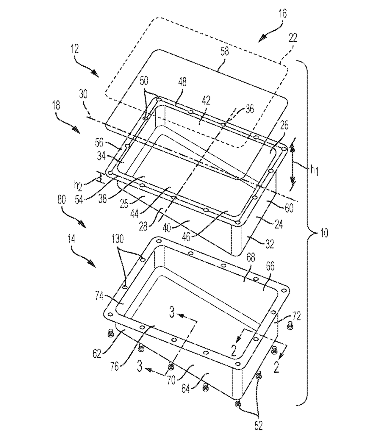 Impact shielded oil pan