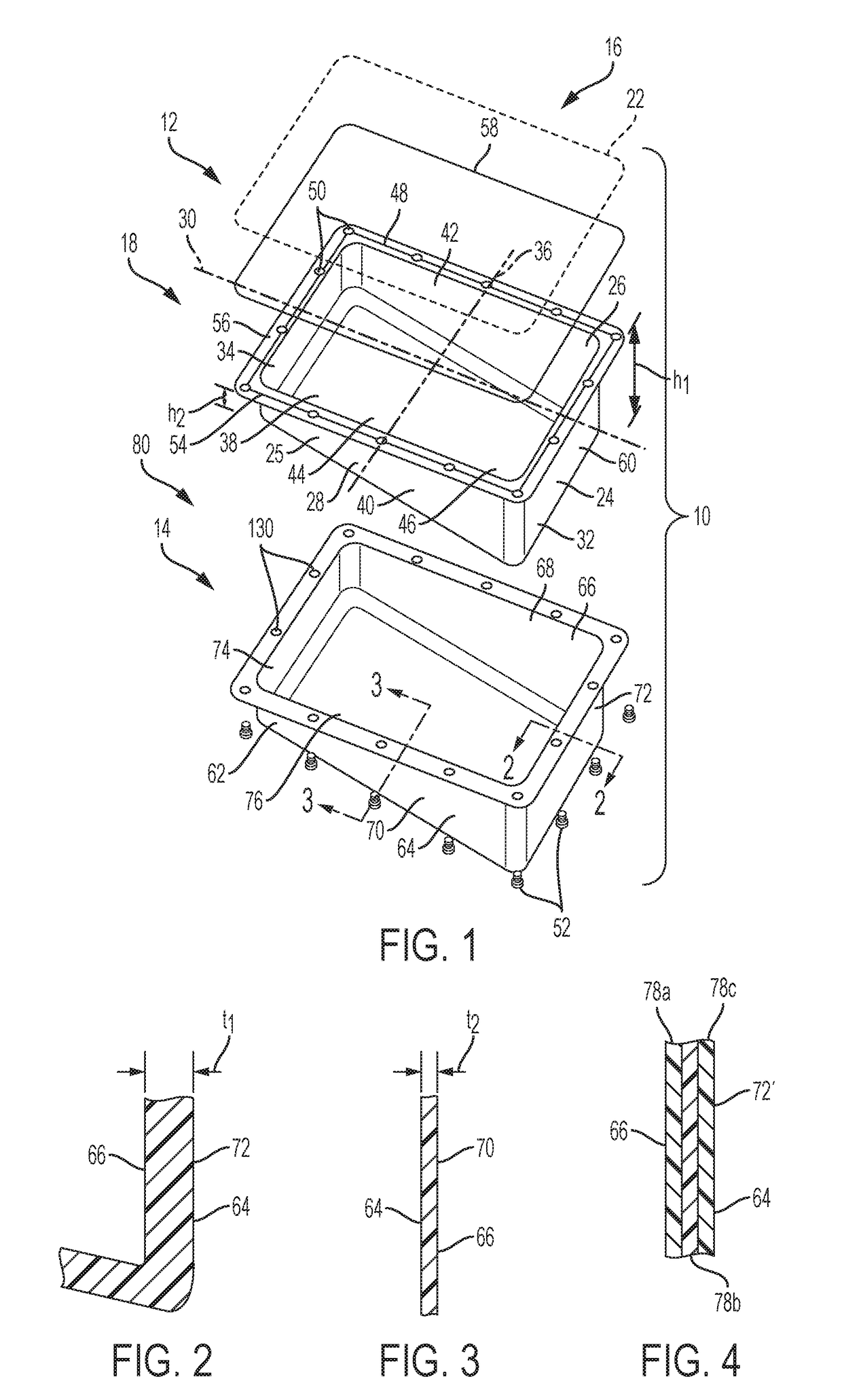 Impact shielded oil pan