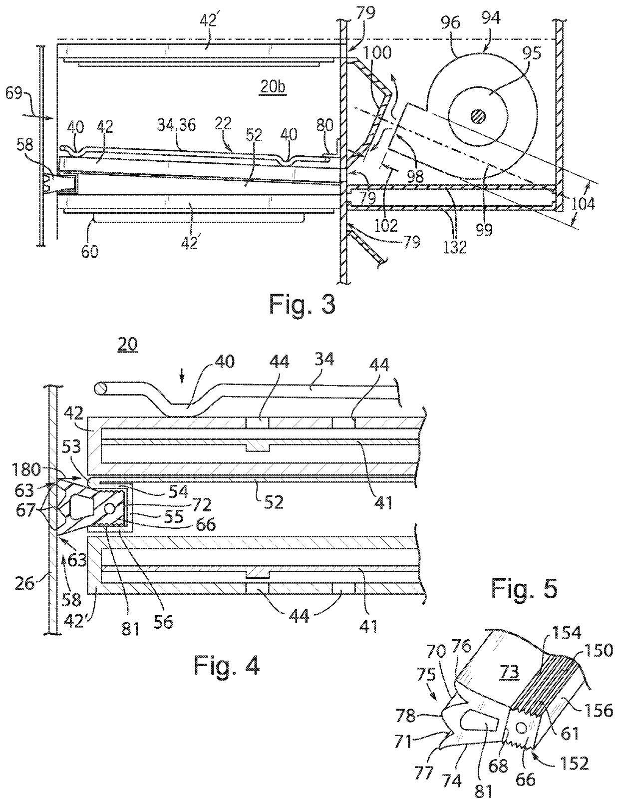 Multizone Oven with Improved Cleaning Distribution