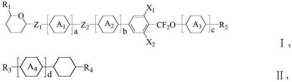 A kind of positive dielectric anisotropy liquid crystal composition