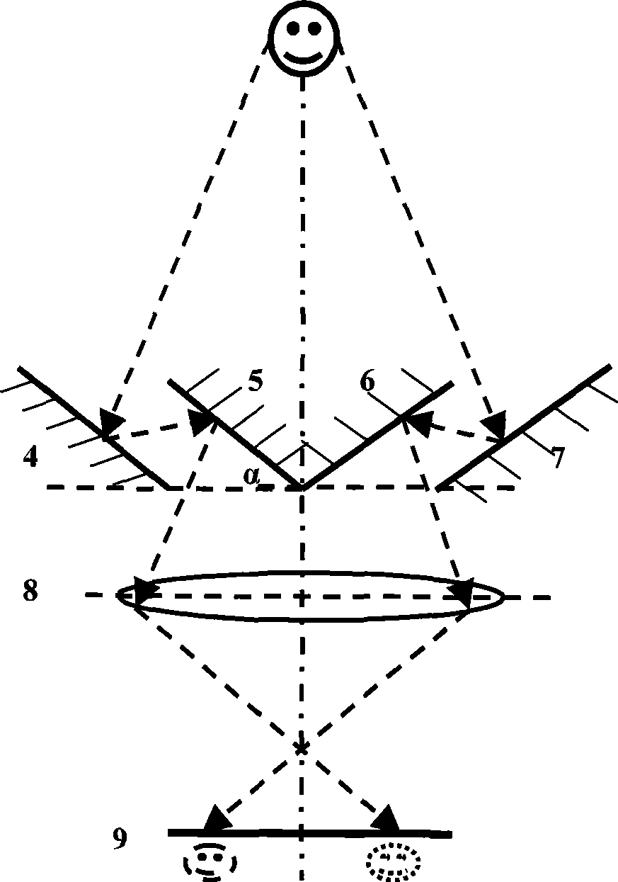 Method and device for measuring solid particle three-dimensional concentration field and velocity field in gas/solid two-phase stream