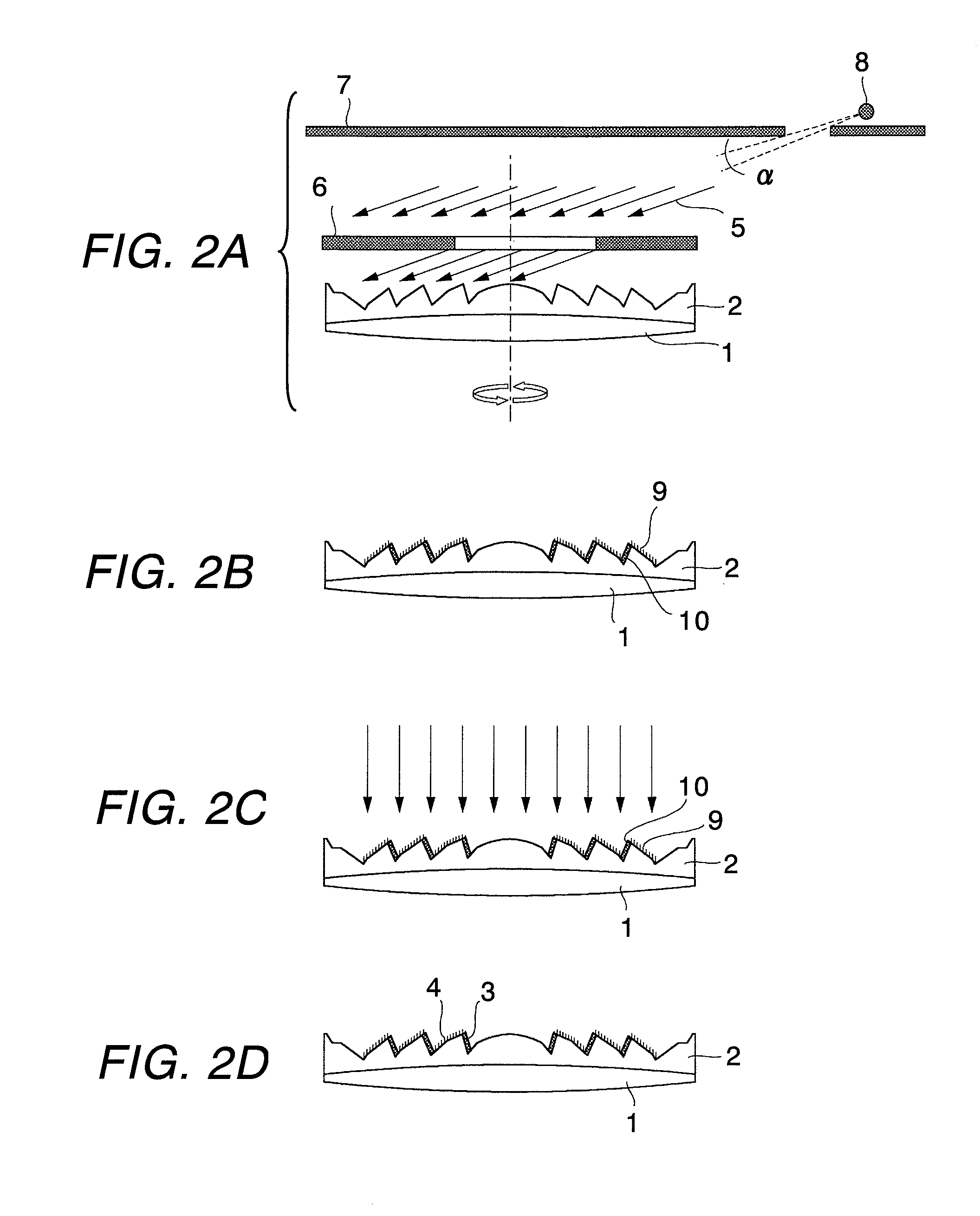 Diffractive optical element and manufacturing method for the same