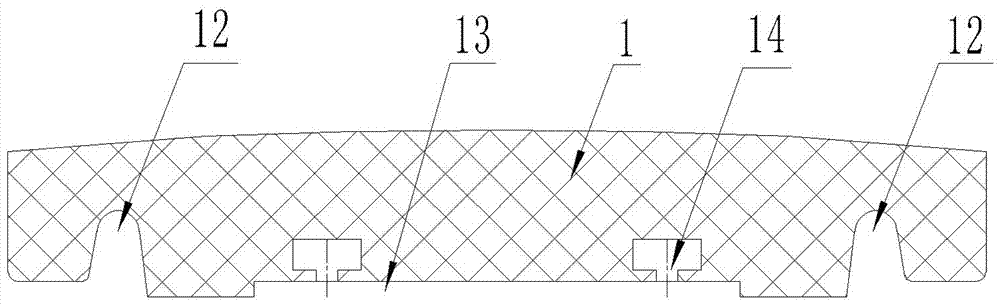 A combined type seamless expansion joint structure used for bridge pavement structures