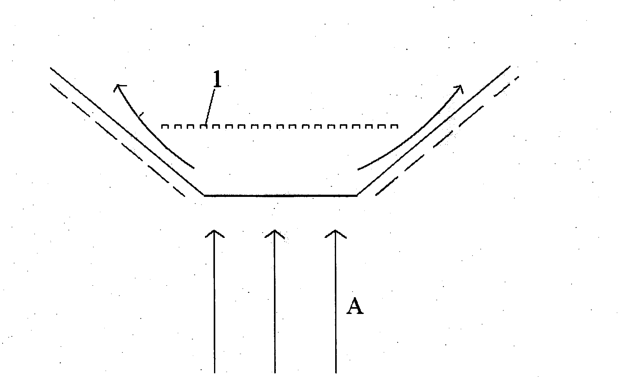 Lateral inlet air flow equalization device