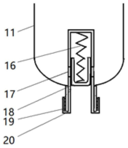 Device for testing heat and gas released by self-heating food heating bag