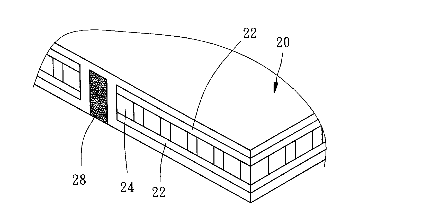 Conformal mask packaging structure and detection method