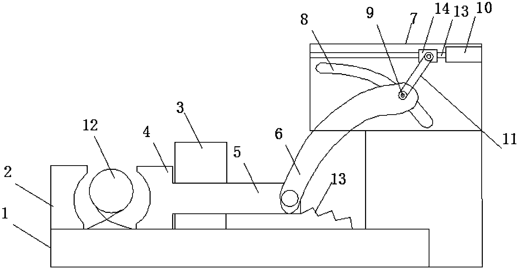 Tool for assembling spring clamp of automotive oil pipe