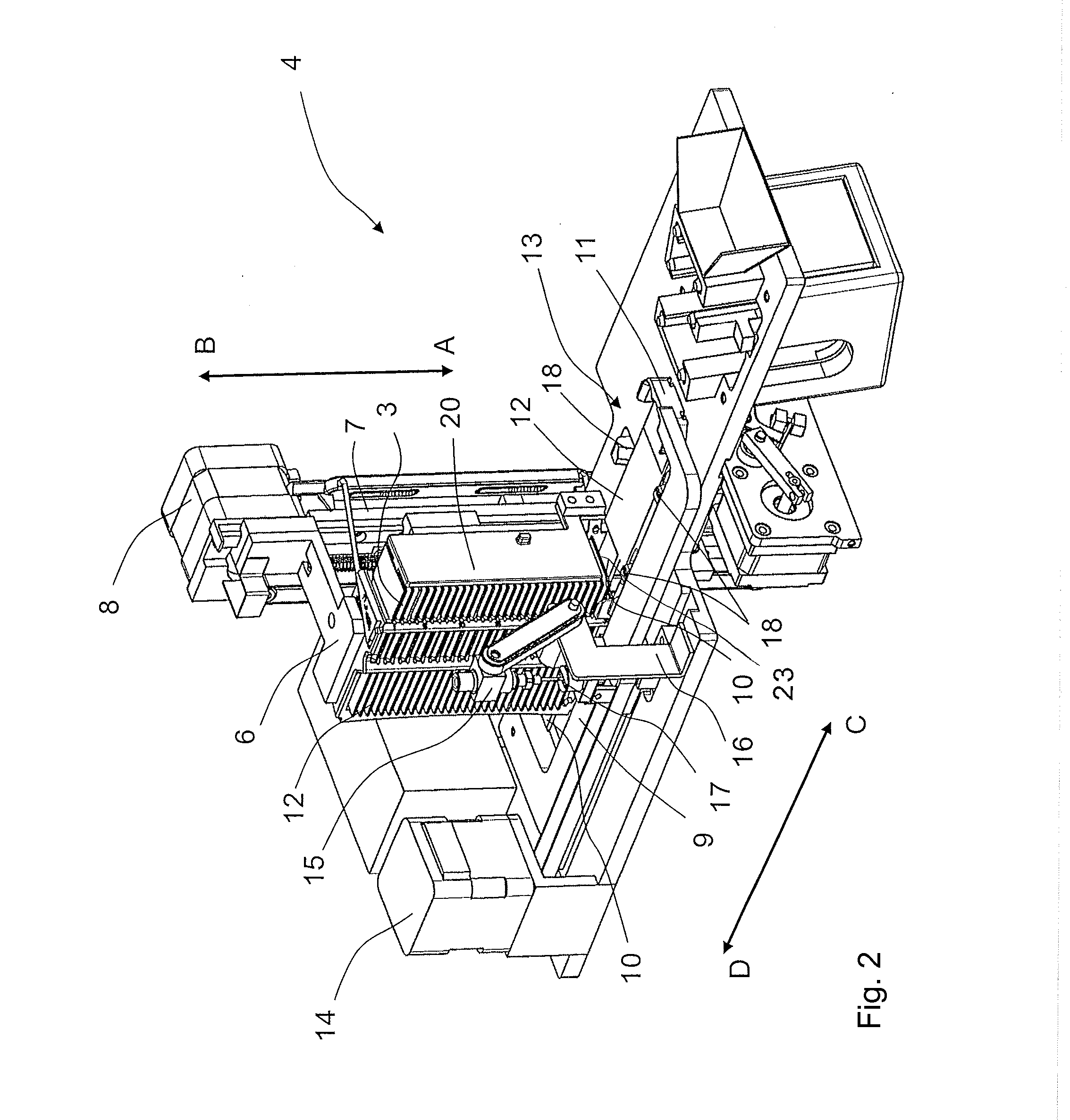 Coverslipping module for mounting coverslips onto specimen slides