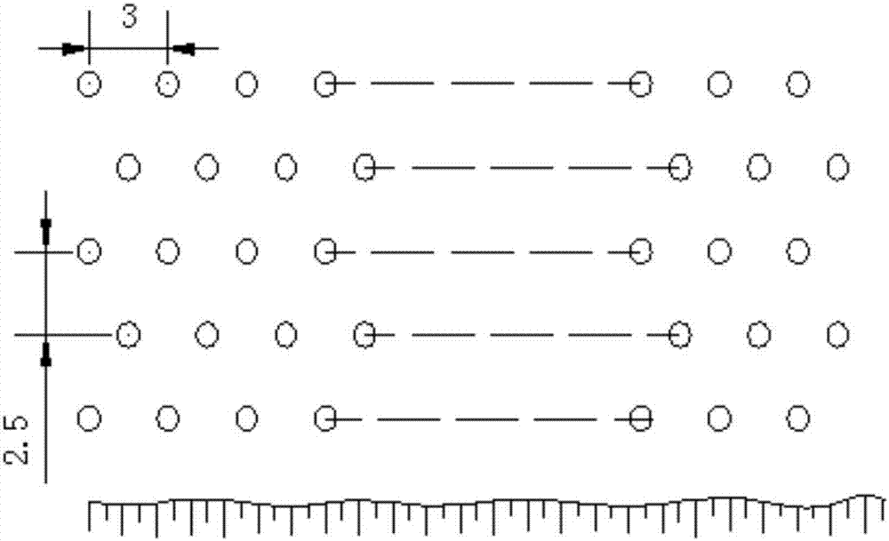 Medium-deep hole blasting calculation method