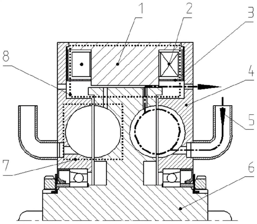 Integral construction of hydraulic-electric composite brake aircraft carrier arrester and arrester system