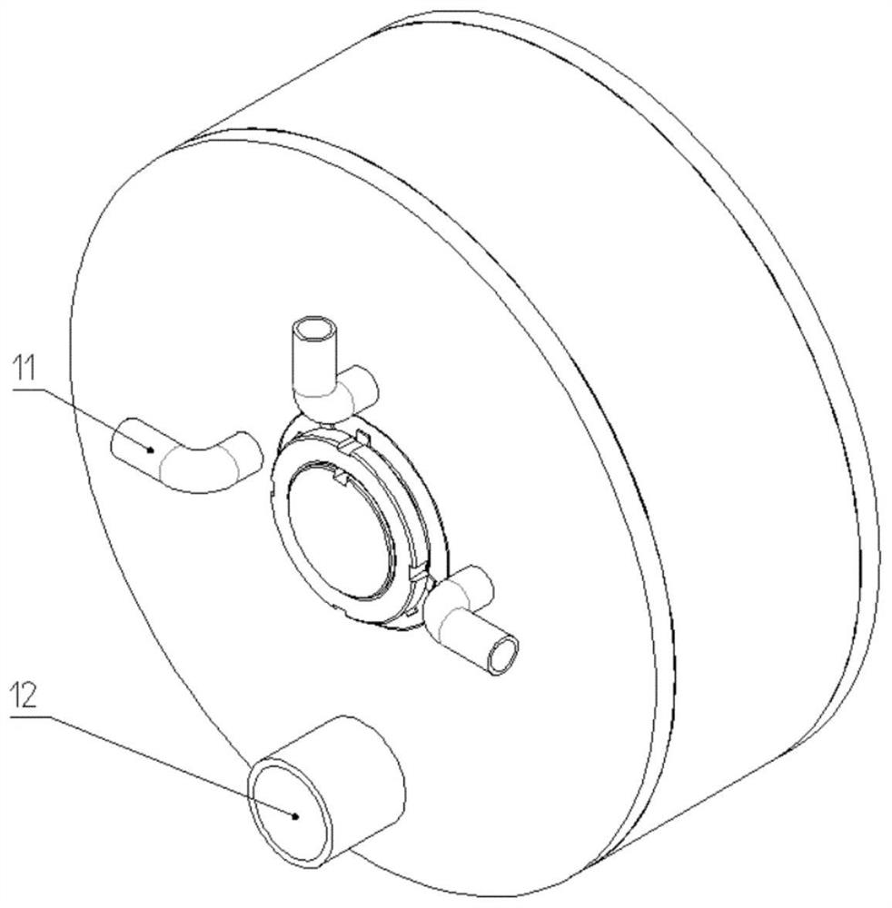 Integral construction of hydraulic-electric composite brake aircraft carrier arrester and arrester system