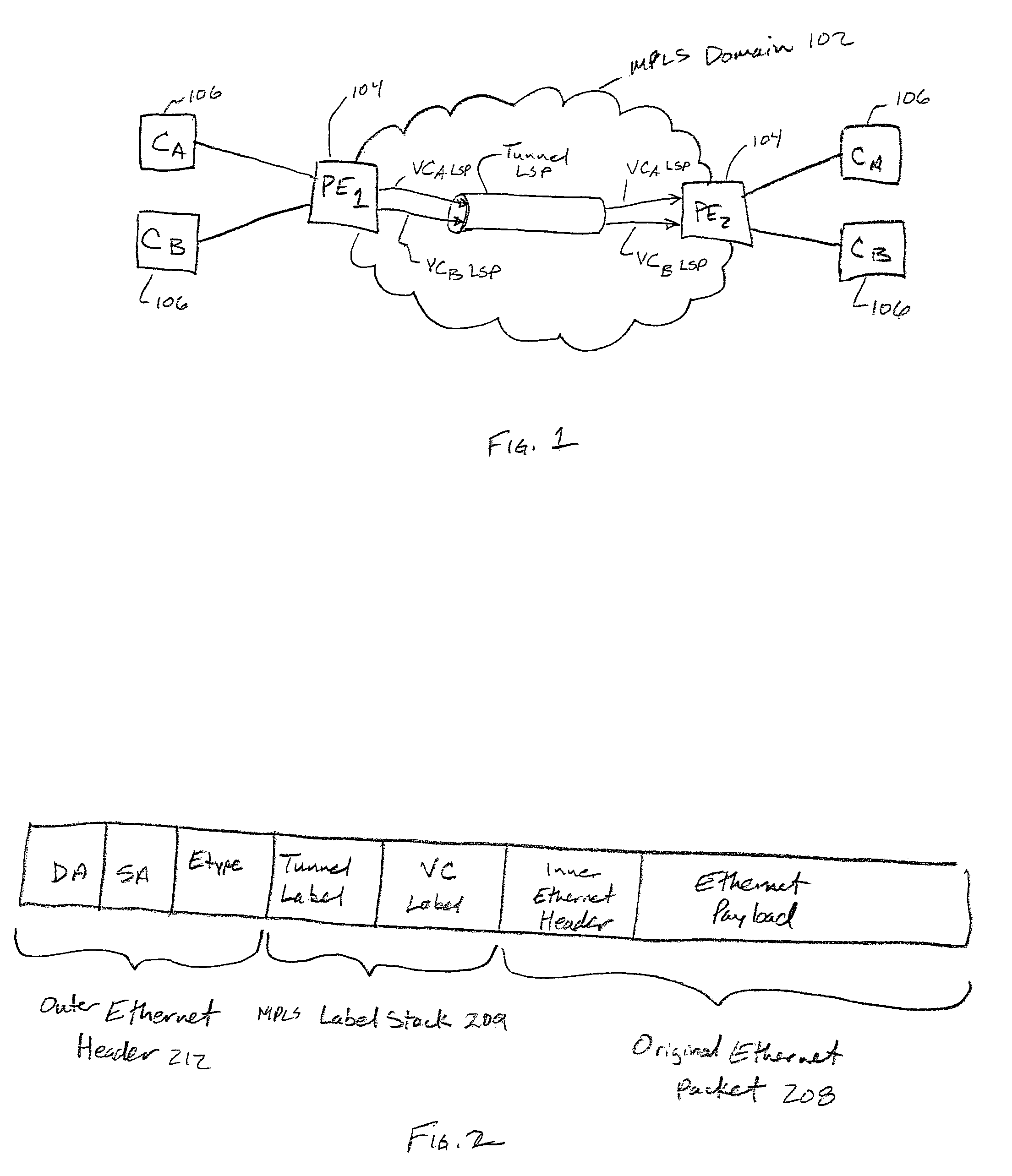 Multiprotocol label switching (MPLS) edge service extraction