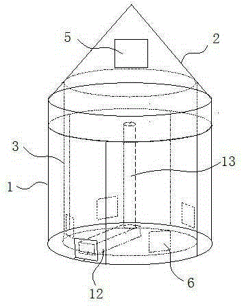 Granary with rotary granary body structure