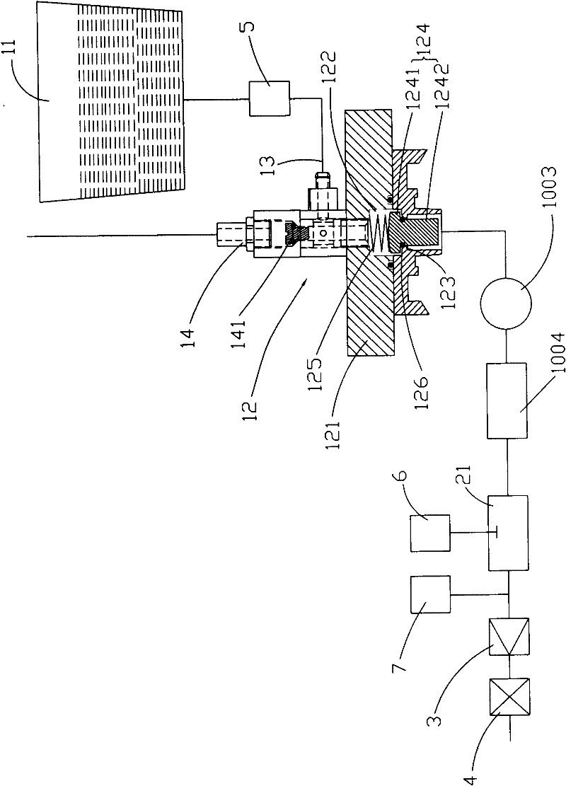 Automatic functional test device of coffee maker