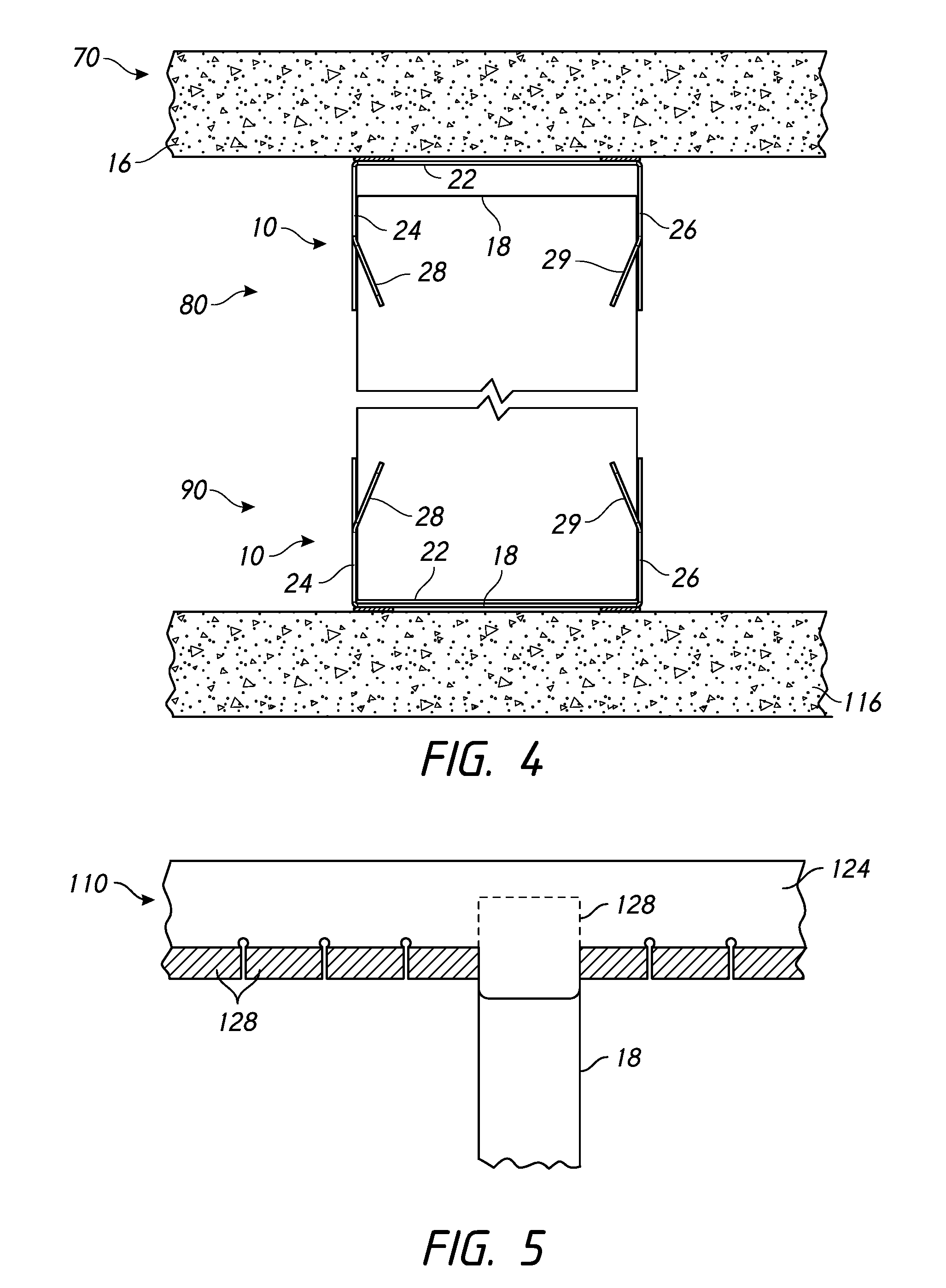 Header track with stud retention feature